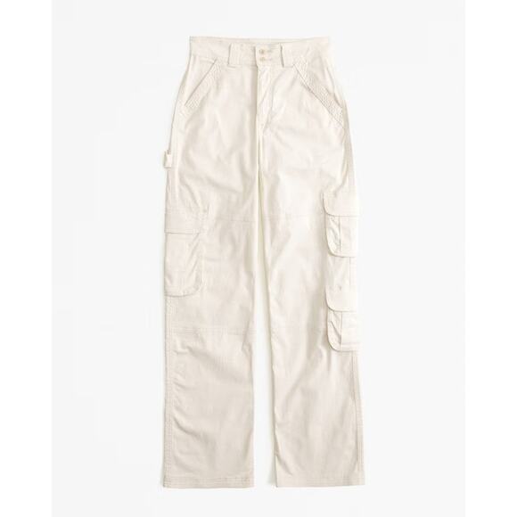 Abercrombie & Fitch Curve Love Relaxed Cargo Pant - 24 Short - Picture 1 of 7